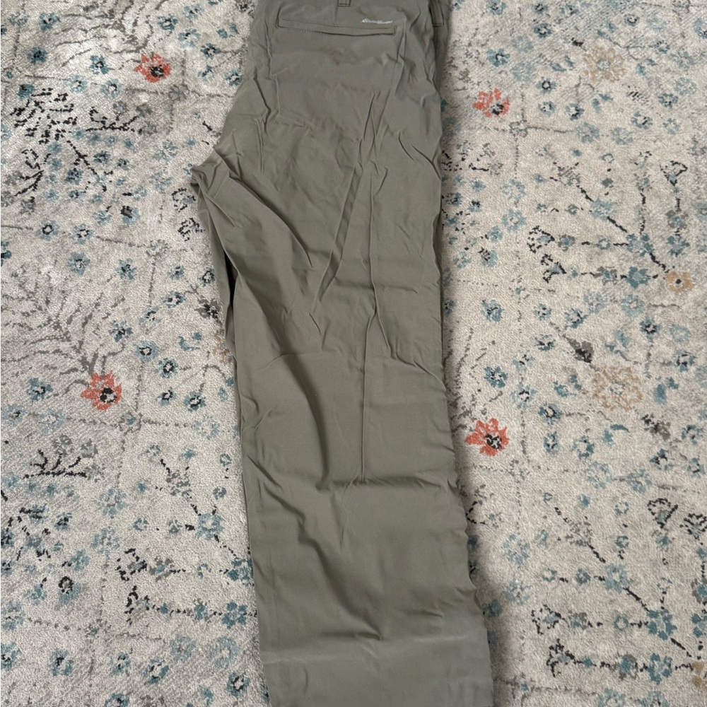 Eddie Bauer Men's Olive Chinos
